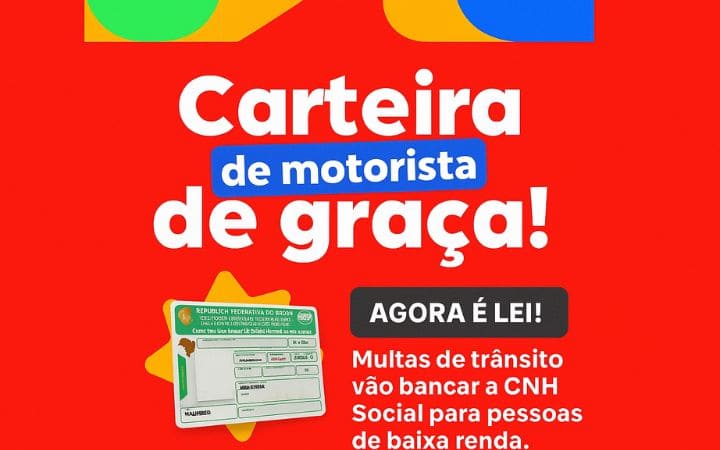 carteira de motorista de graça