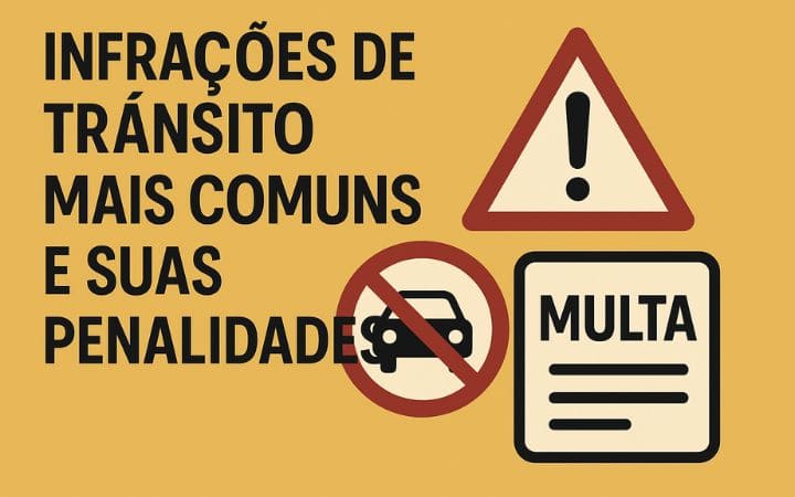 Infrações de Trânsito: As 10 Mais Comuns Que Custam Caro aos Brasileiros